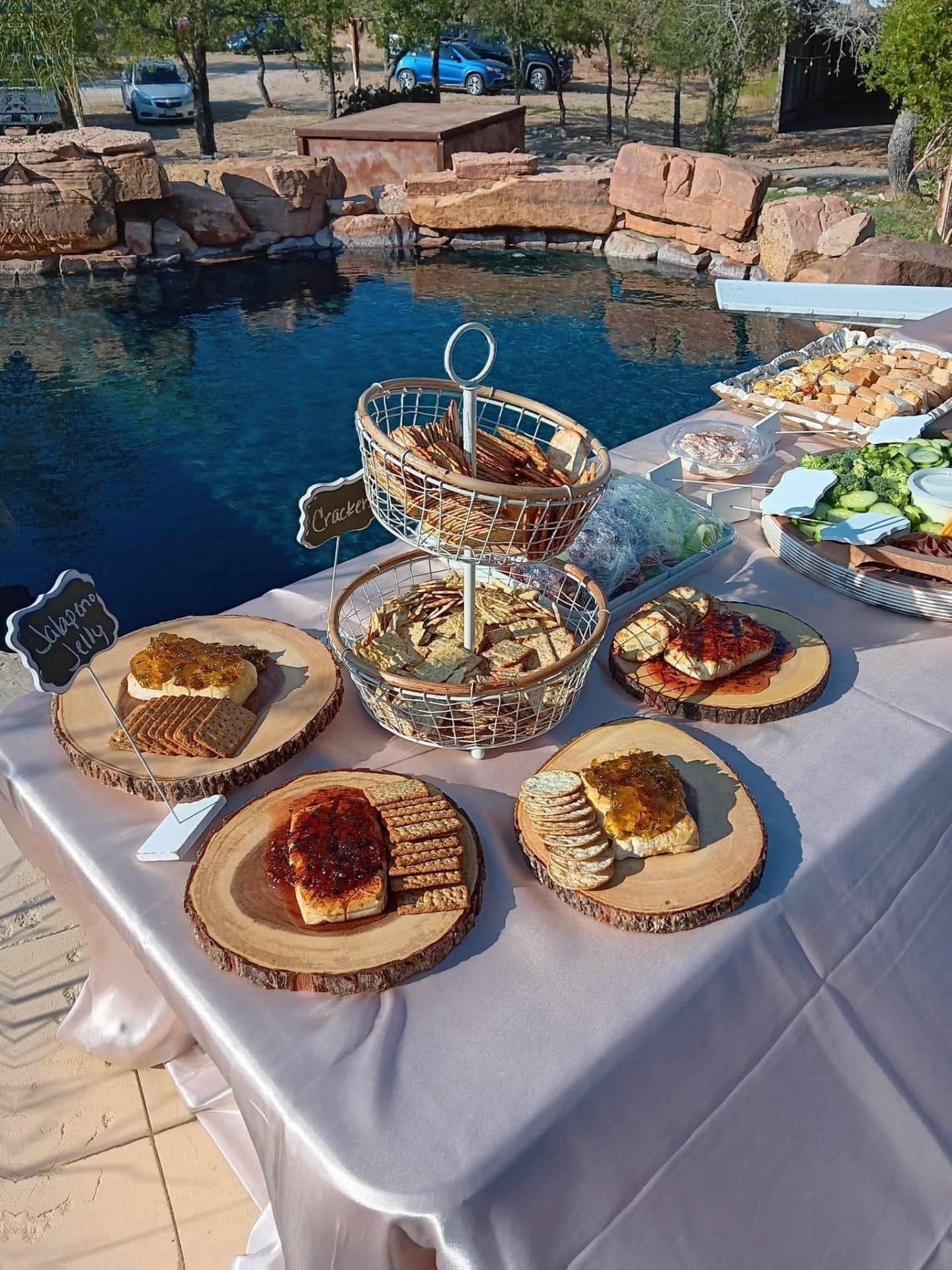 Poolside gatherings