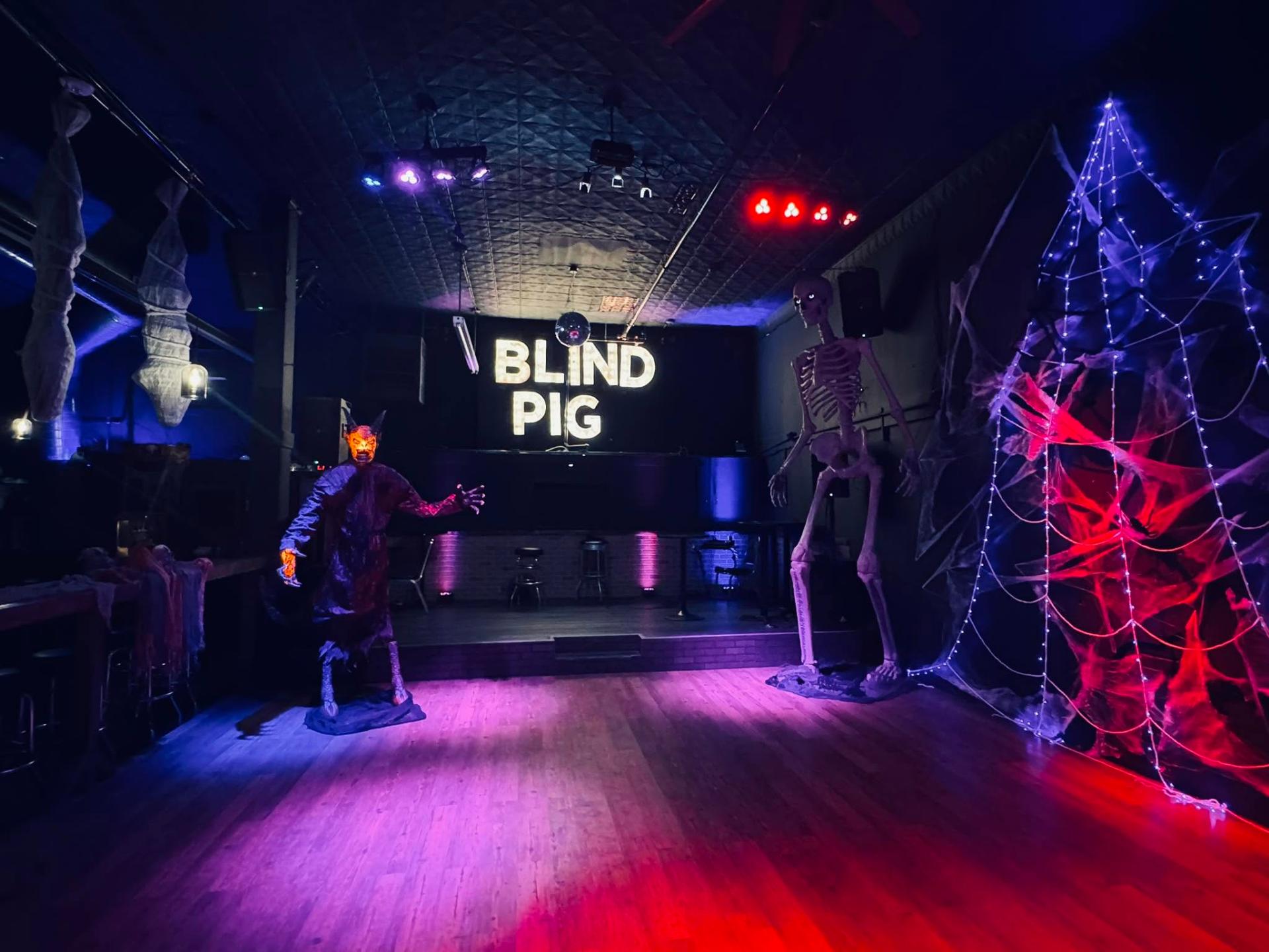 The Blind Pig stage